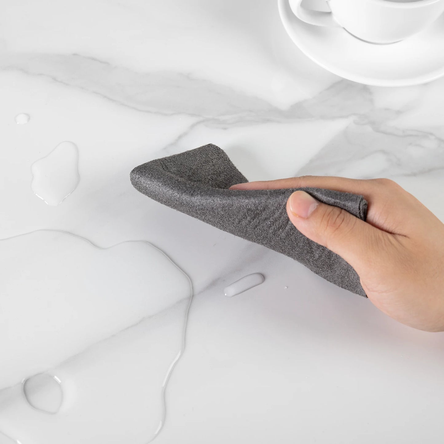 2 Tier Round Coffee Table with Metal Frame - Homevalley.co.uk