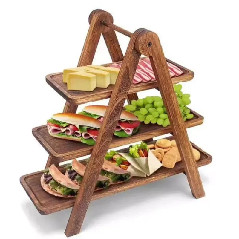 3 Tier Food Serving Tray - Homevalley.co.uk