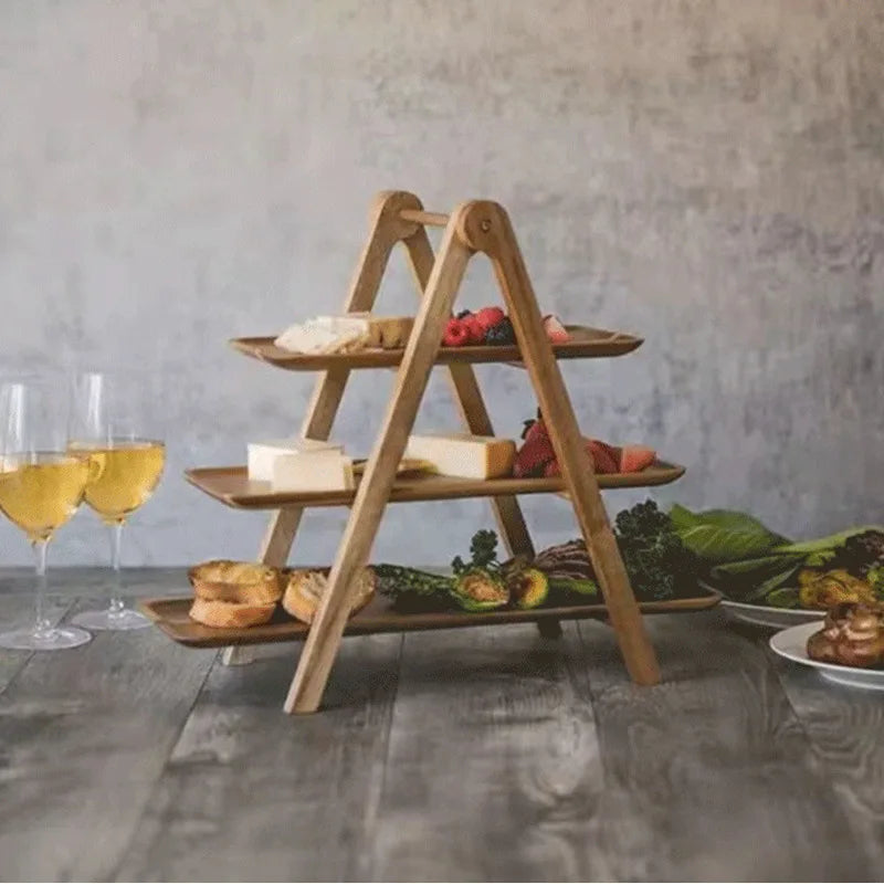 3 Tier Food Serving Tray - Homevalley.co.uk