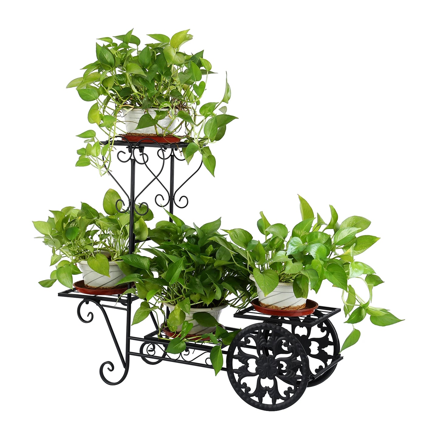 3 Tier Tricycle Flower Pot Plant Holder - Homevalley.co.uk
