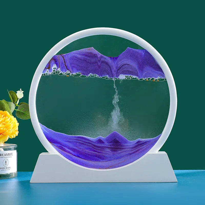 3D Moving Sand Art Picture Hourglass Quicksand Craft Flowing Sand - Homevalley.co.uk