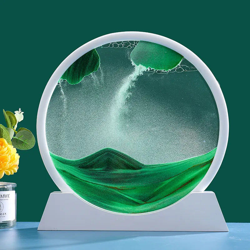 3D Moving Sand Art Picture Hourglass Quicksand Craft Flowing Sand - Homevalley.co.uk
