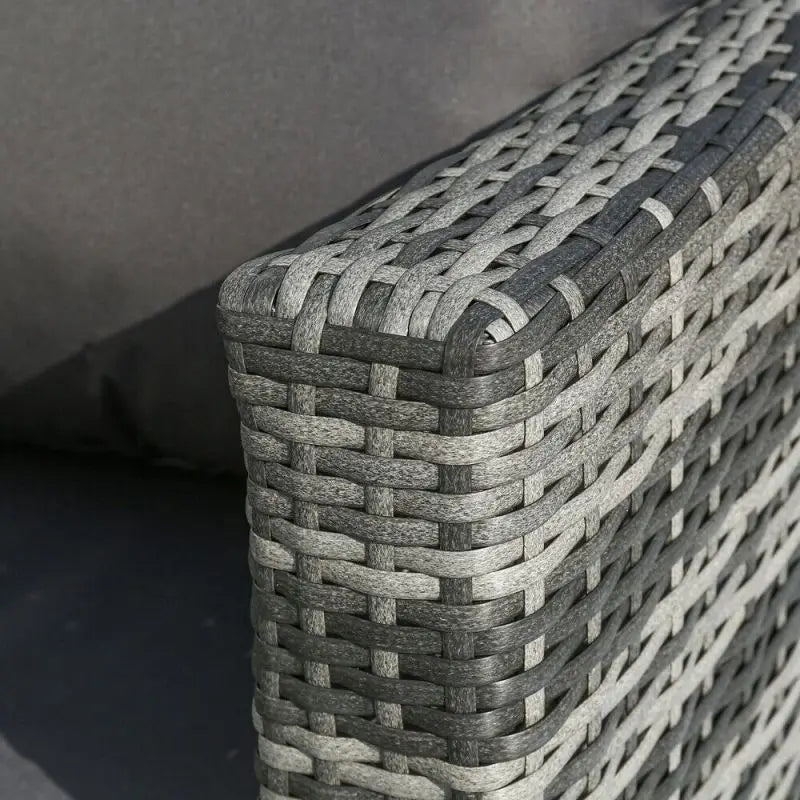 4 Piece Rattan Garden Patio Sofa Sets with Coffee Table - Homevalley.co.uk