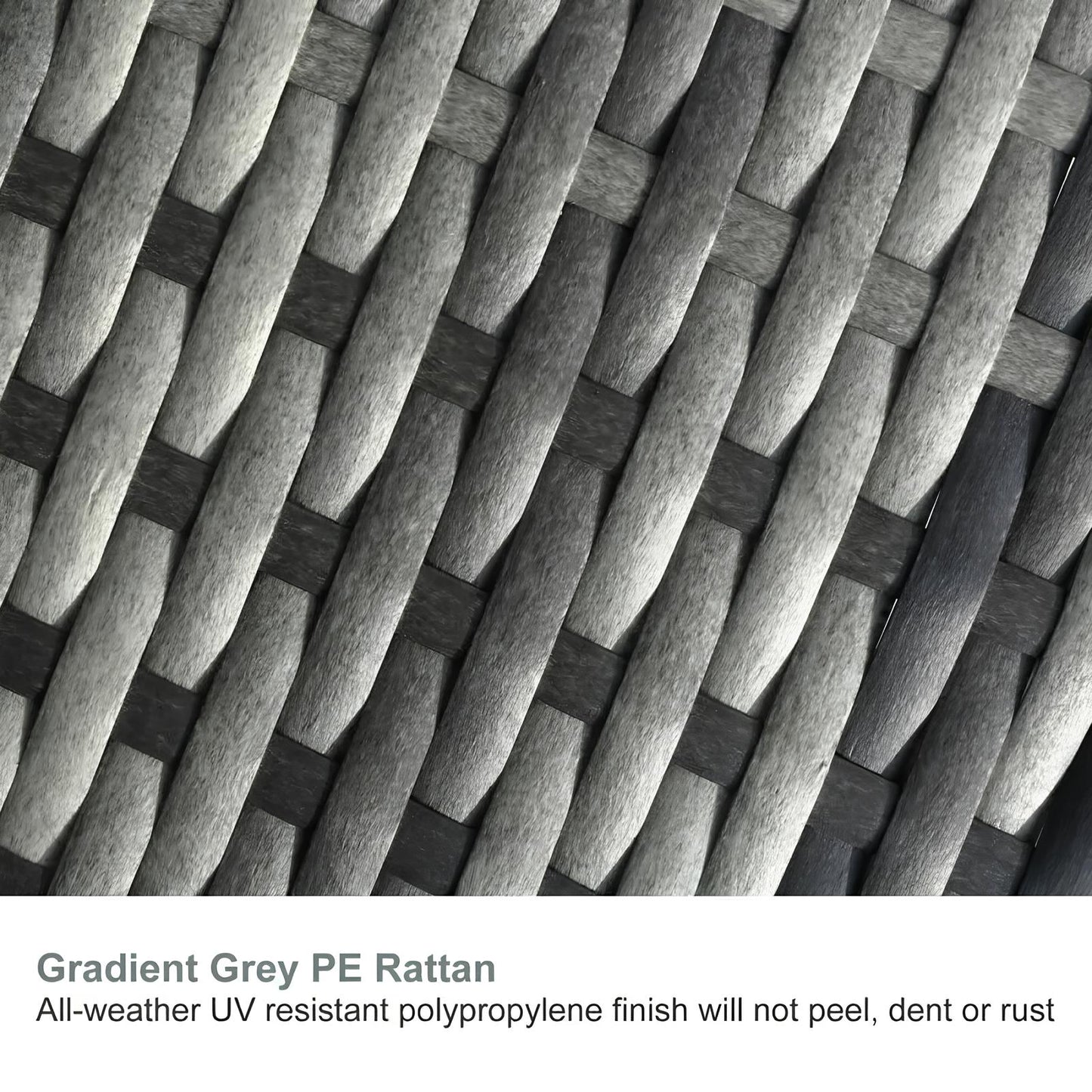 4PCS Garden Rattan Corner Sofa Set Outdoor Furniture Patio Sofa With Storage Box - Homevalley.co.uk