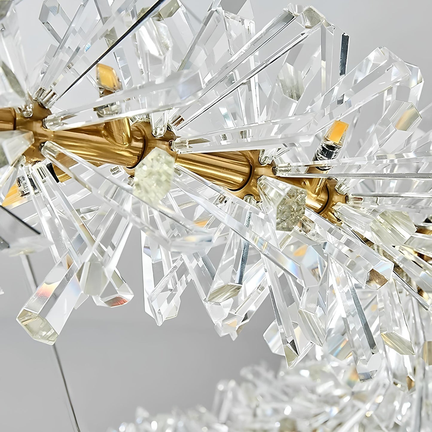 Nordic Round Crystal Chandelier - Homevalley.co.uk