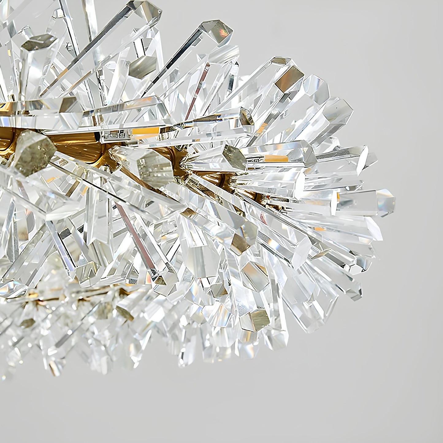 Nordic Round Crystal Chandelier - Homevalley.co.uk