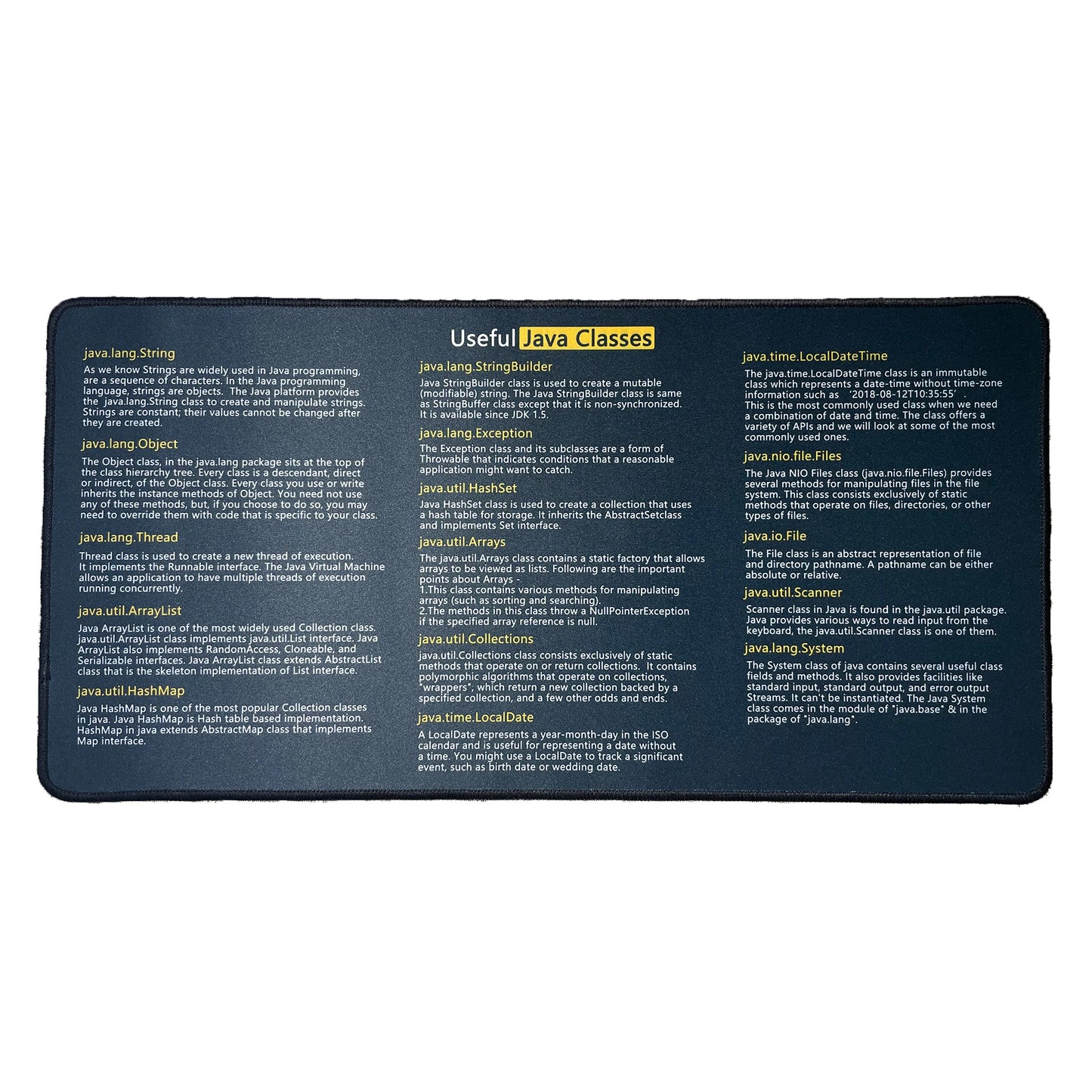 Large Mouse Pad With Shortcuts For Photoshop Office Linux Python Java script Financial Analysis - Homevalley.co.uk