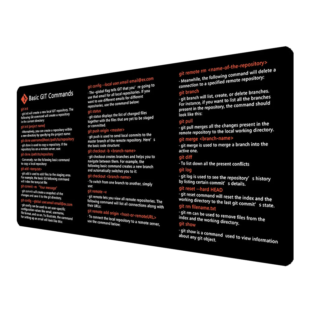 Large Mouse Pad With Shortcuts For Photoshop Office Linux Python Java script Financial Analysis - Homevalley.co.uk