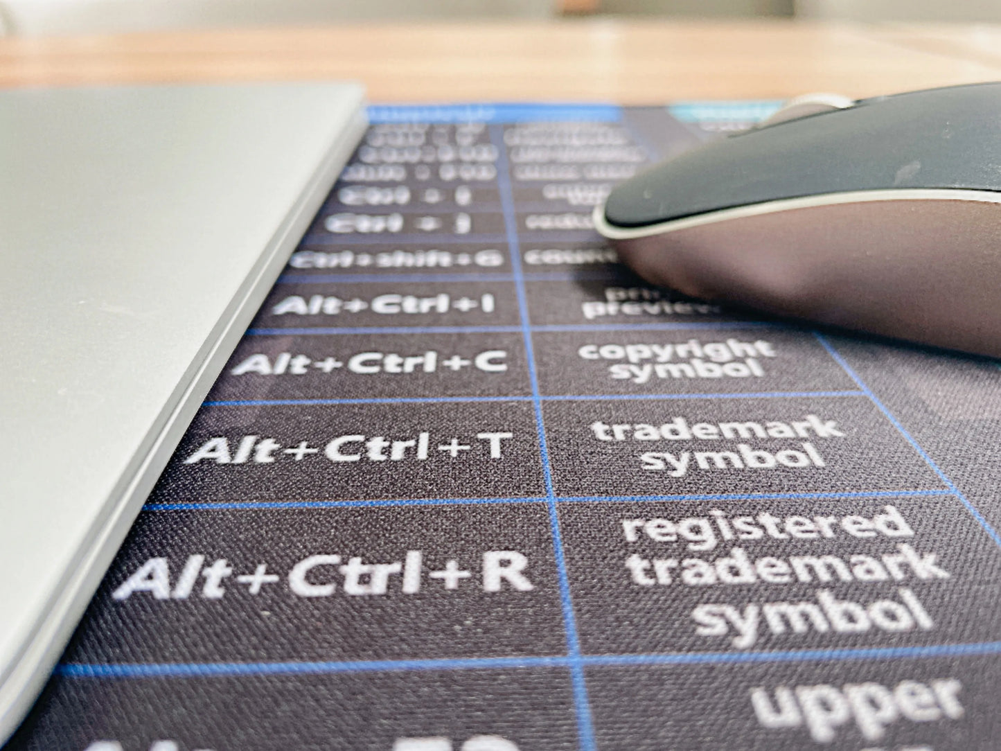 Large Mouse Pad With Shortcuts For Photoshop Office Linux Python Java script Financial Analysis - Homevalley.co.uk