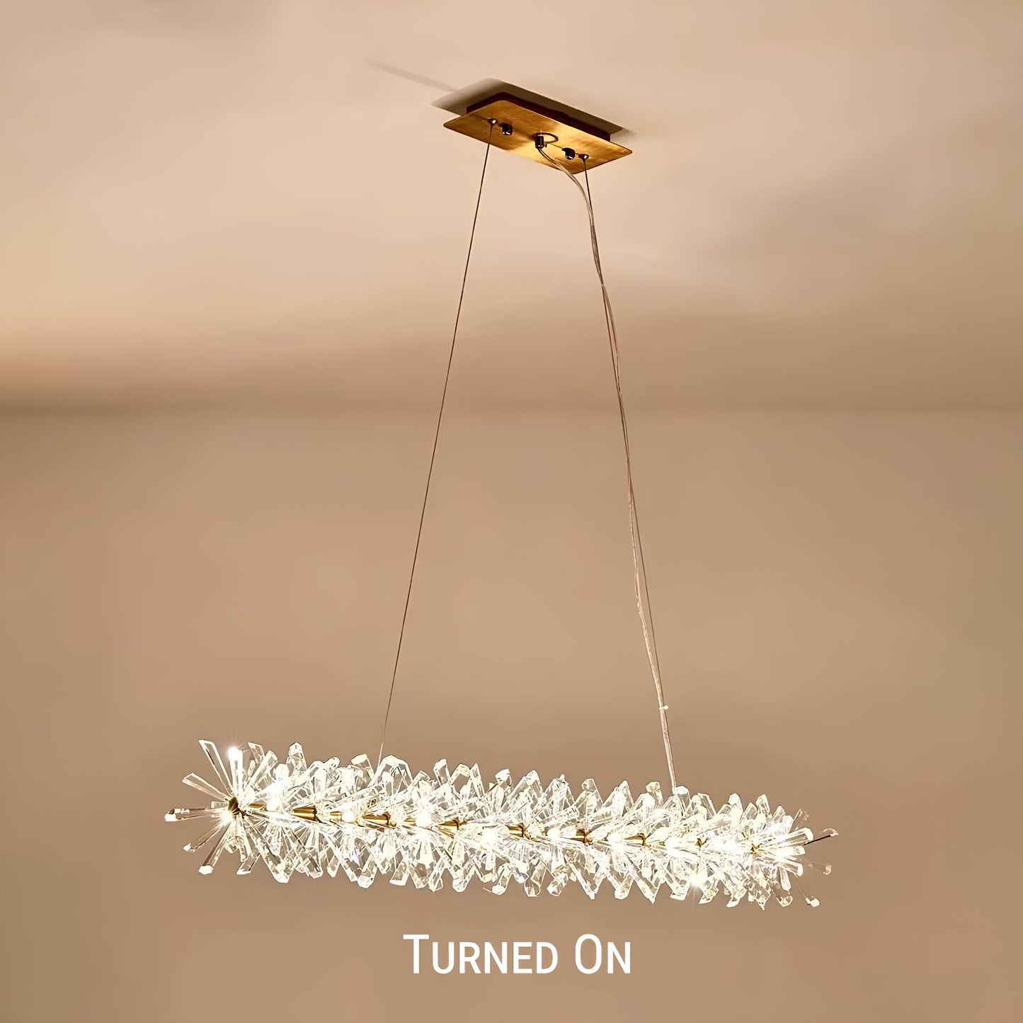 Nordic Round Crystal Chandelier - Homevalley.co.uk