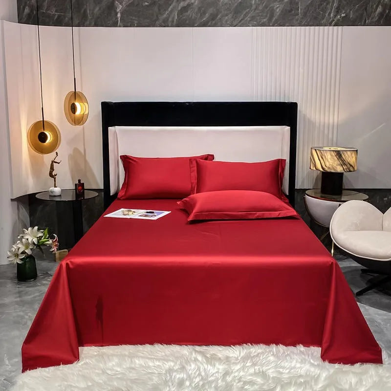 Premium Hotel Quality 1Pc Flat Sheet or pillow cases 1000TC Egyptian Cotton, Luxury Bedding Wrinkle, Stain and Fade Resistant - Homevalley.co.uk
