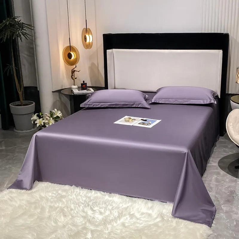Premium Hotel Quality 1Pc Flat Sheet or pillow cases 1000TC Egyptian Cotton, Luxury Bedding Wrinkle, Stain and Fade Resistant - Homevalley.co.uk
