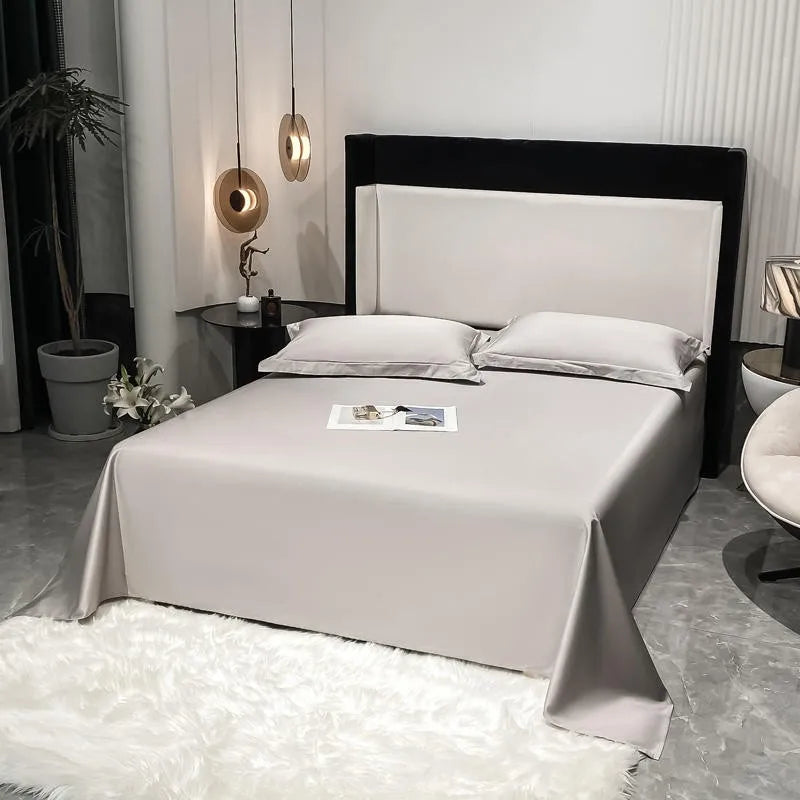Premium Hotel Quality 1Pc Flat Sheet or pillow cases 1000TC Egyptian Cotton, Luxury Bedding Wrinkle, Stain and Fade Resistant - Homevalley.co.uk