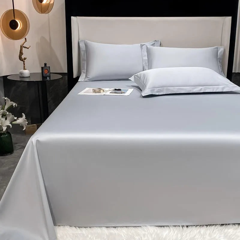 Premium Hotel Quality 1Pc Flat Sheet or pillow cases 1000TC Egyptian Cotton, Luxury Bedding Wrinkle, Stain and Fade Resistant - Homevalley.co.uk