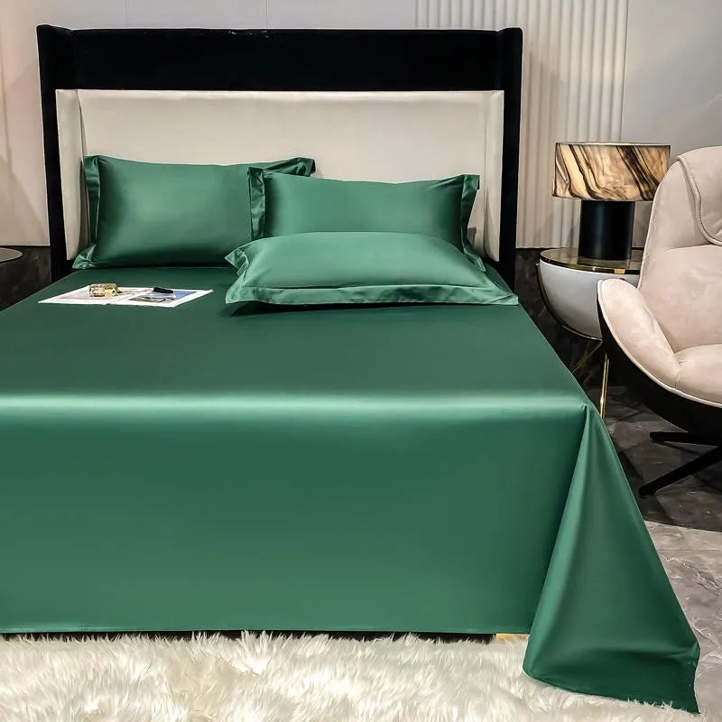 Premium Hotel Quality 1Pc Flat Sheet or pillow cases 1000TC Egyptian Cotton, Luxury Bedding Wrinkle, Stain and Fade Resistant - Homevalley.co.uk