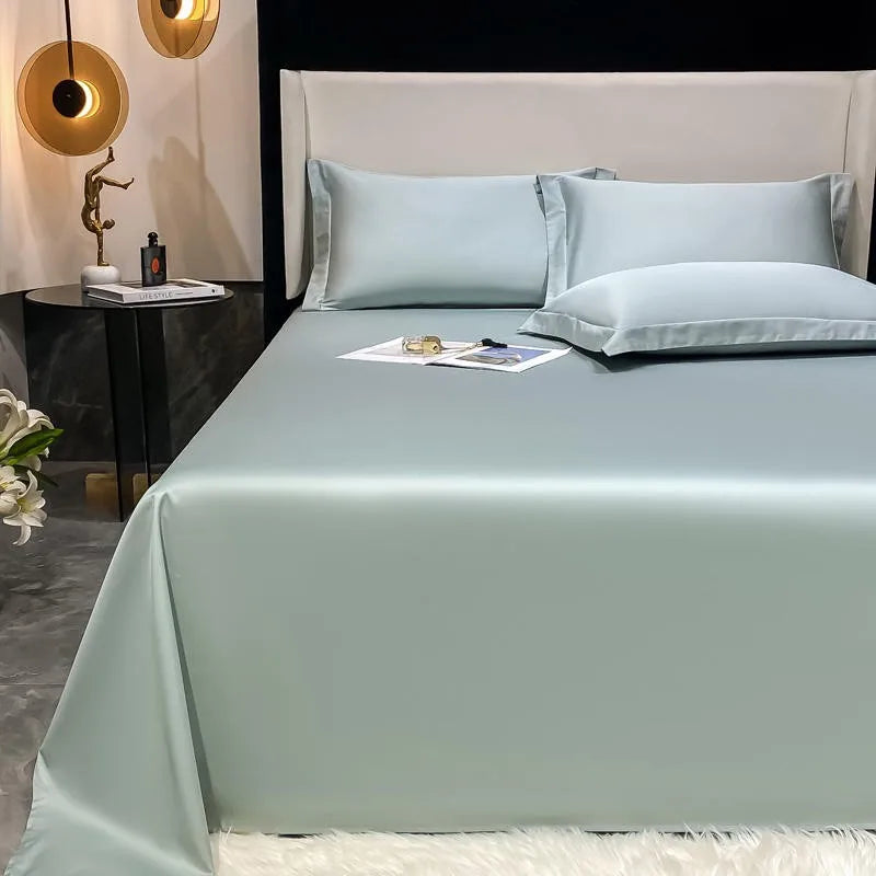Premium Hotel Quality 1Pc Flat Sheet or pillow cases 1000TC Egyptian Cotton, Luxury Bedding Wrinkle, Stain and Fade Resistant - Homevalley.co.uk
