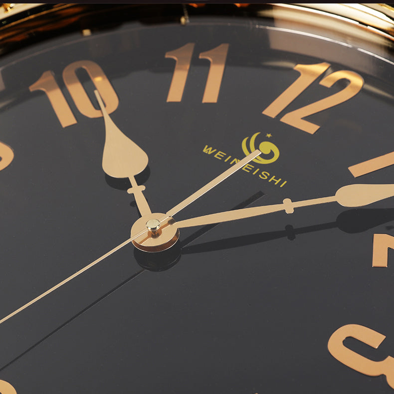 Luxury Handmade Abalone and Mother of Pearl Inlaid Round Wall Clock - Homevalley.co.uk