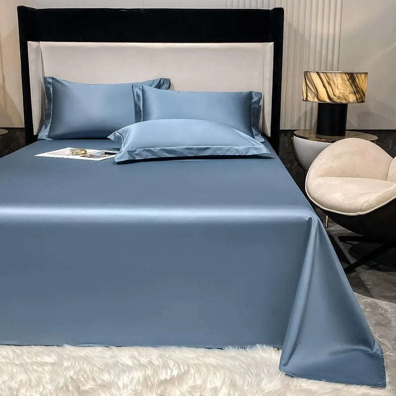 Premium Hotel Quality 1Pc Flat Sheet or pillow cases 1000TC Egyptian Cotton, Luxury Bedding Wrinkle, Stain and Fade Resistant - Homevalley.co.uk
