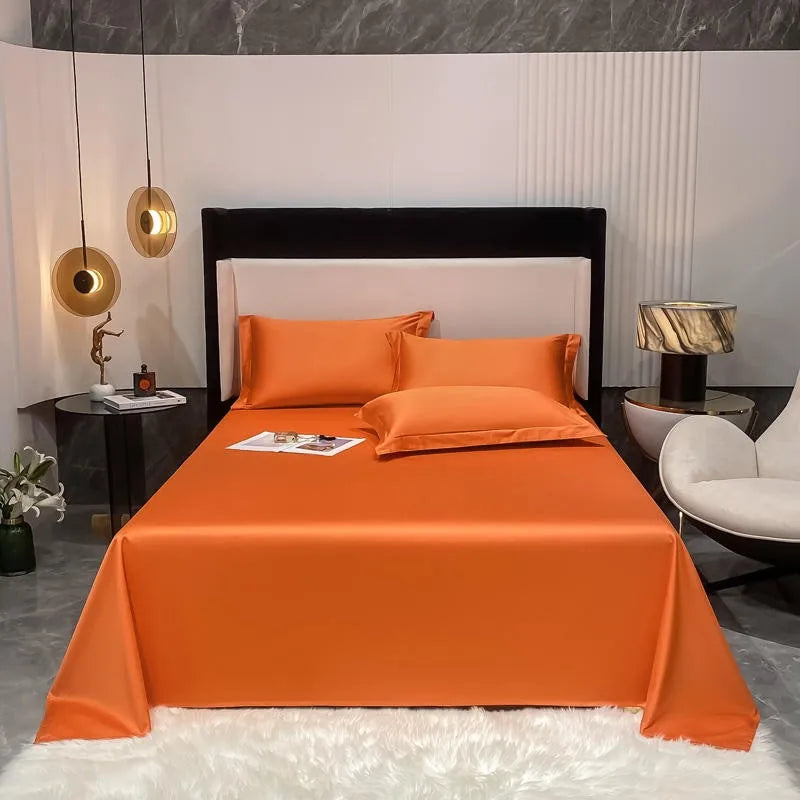 Premium Hotel Quality 1Pc Flat Sheet or pillow cases 1000TC Egyptian Cotton, Luxury Bedding Wrinkle, Stain and Fade Resistant - Homevalley.co.uk