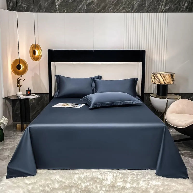 Premium Hotel Quality 1Pc Flat Sheet or pillow cases 1000TC Egyptian Cotton, Luxury Bedding Wrinkle, Stain and Fade Resistant - Homevalley.co.uk