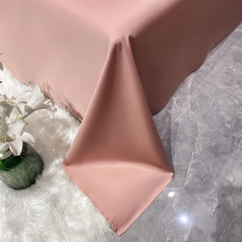 Premium Hotel Quality 1Pc Flat Sheet or pillow cases 1000TC Egyptian Cotton, Luxury Bedding Wrinkle, Stain and Fade Resistant - Homevalley.co.uk