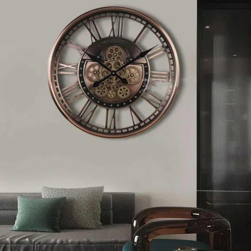 Large Round Wall Clock - Homevalley.co.uk