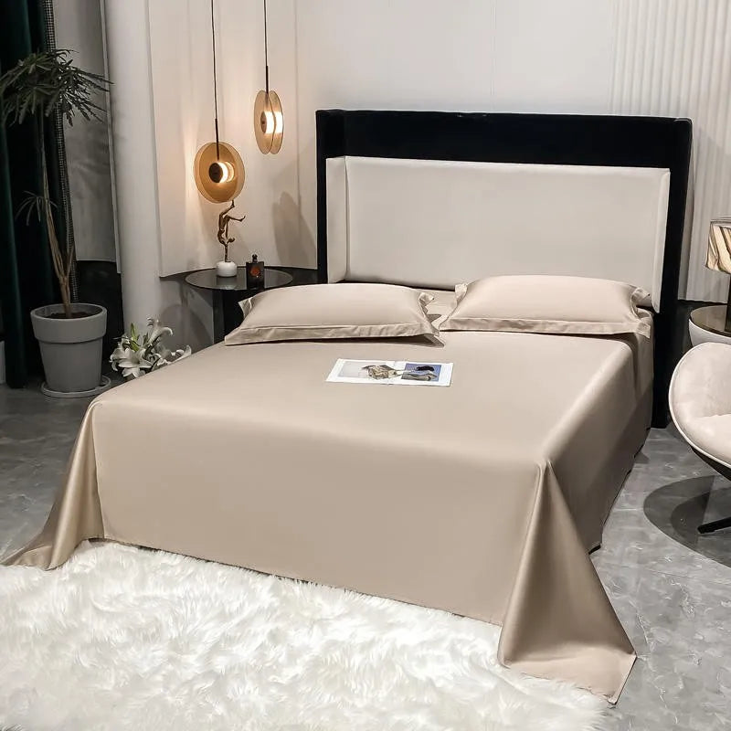 Premium Hotel Quality 1Pc Flat Sheet or pillow cases 1000TC Egyptian Cotton, Luxury Bedding Wrinkle, Stain and Fade Resistant - Homevalley.co.uk