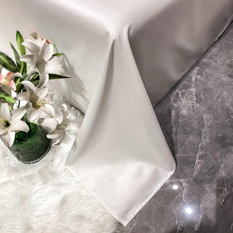 Premium Hotel Quality 1Pc Flat Sheet or pillow cases 1000TC Egyptian Cotton, Luxury Bedding Wrinkle, Stain and Fade Resistant - Homevalley.co.uk