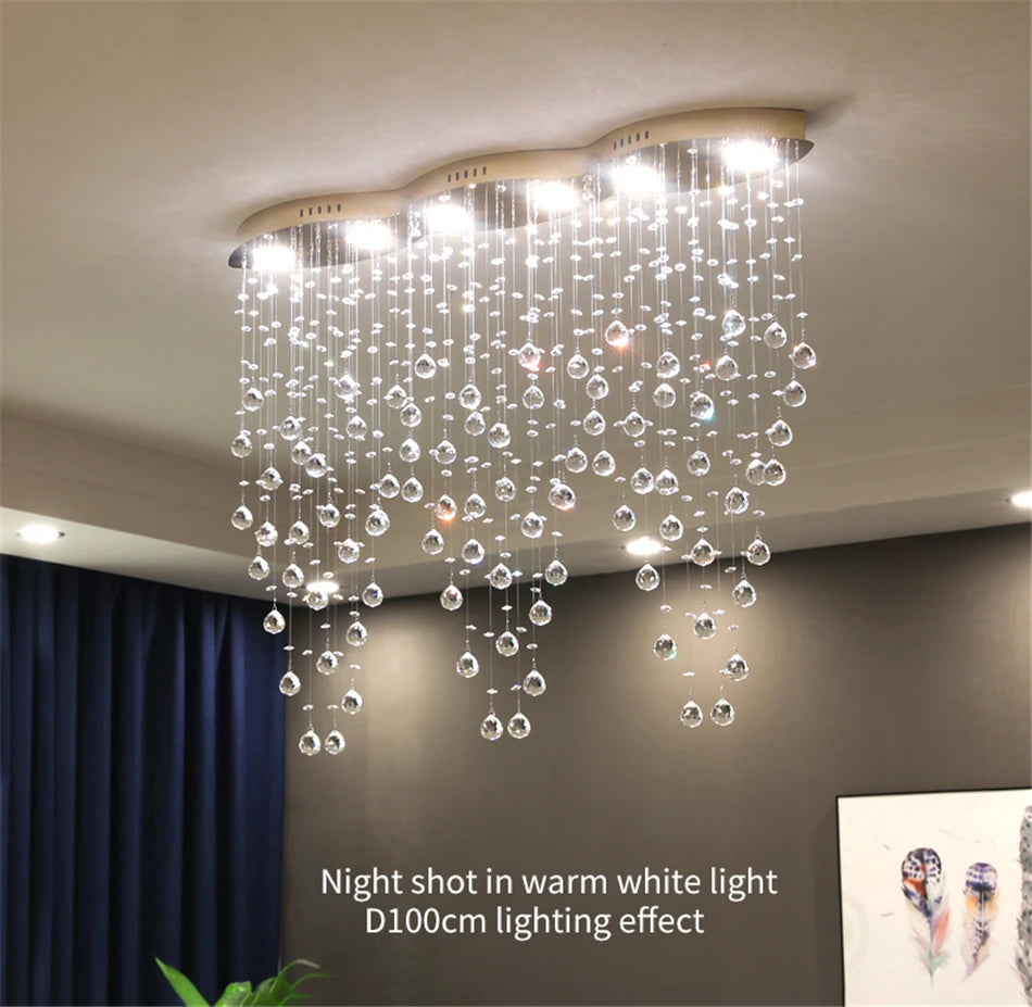 Raindrops Luxury Crystal Chandelier - Homevalley.co.uk