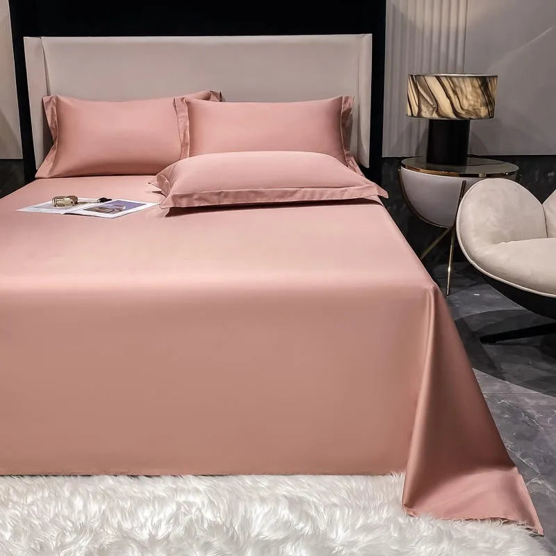 Premium Hotel Quality 1Pc Flat Sheet or pillow cases 1000TC Egyptian Cotton, Luxury Bedding Wrinkle, Stain and Fade Resistant - Homevalley.co.uk
