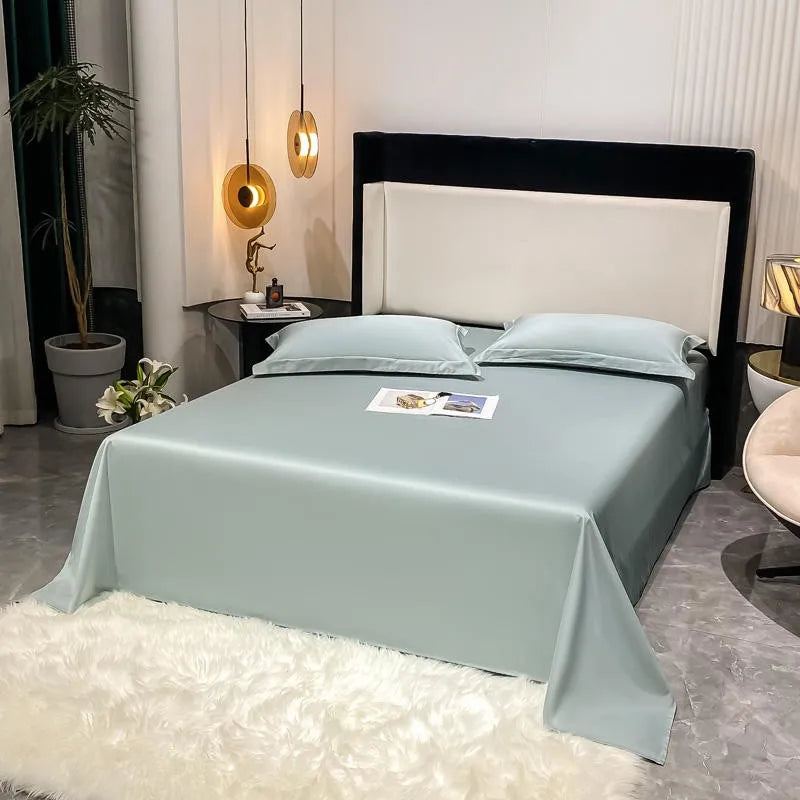 Premium Hotel Quality 1Pc Flat Sheet or pillow cases 1000TC Egyptian Cotton, Luxury Bedding Wrinkle, Stain and Fade Resistant - Homevalley.co.uk