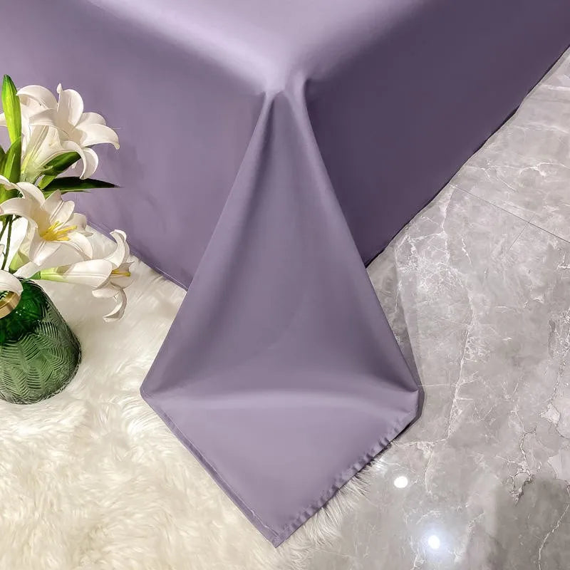 Premium Hotel Quality 1Pc Flat Sheet or pillow cases 1000TC Egyptian Cotton, Luxury Bedding Wrinkle, Stain and Fade Resistant - Homevalley.co.uk
