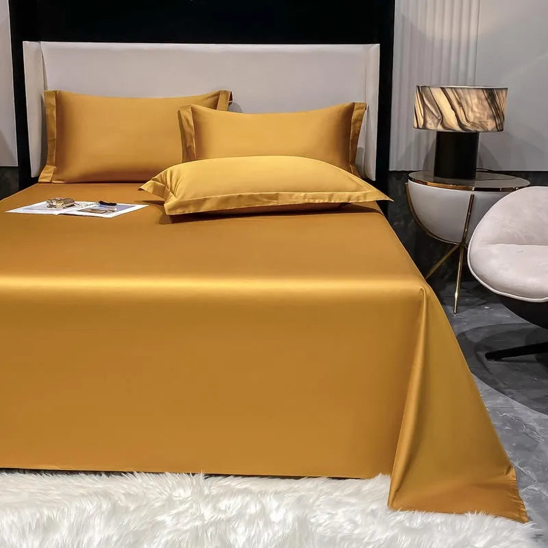 Premium Hotel Quality 1Pc Flat Sheet or pillow cases 1000TC Egyptian Cotton, Luxury Bedding Wrinkle, Stain and Fade Resistant - Homevalley.co.uk