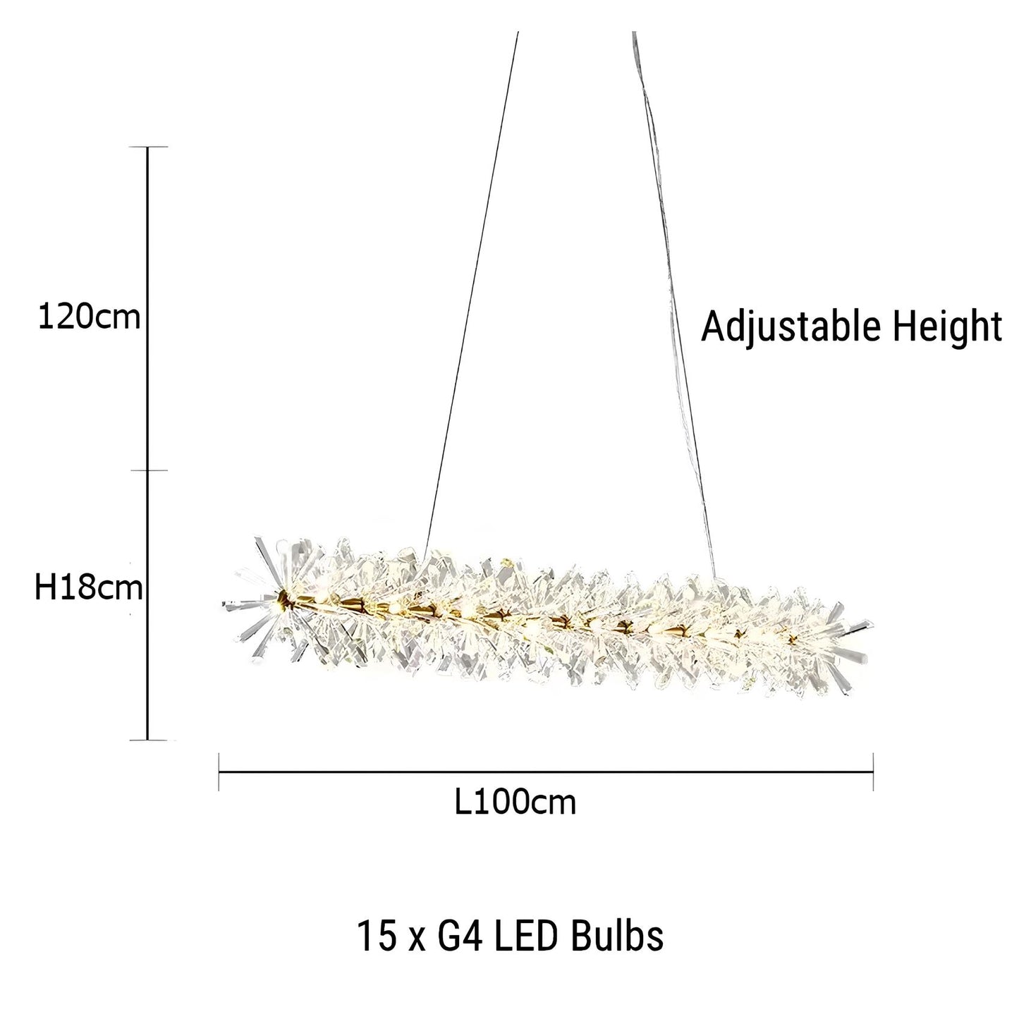Nordic Round Crystal Chandelier - Homevalley.co.uk