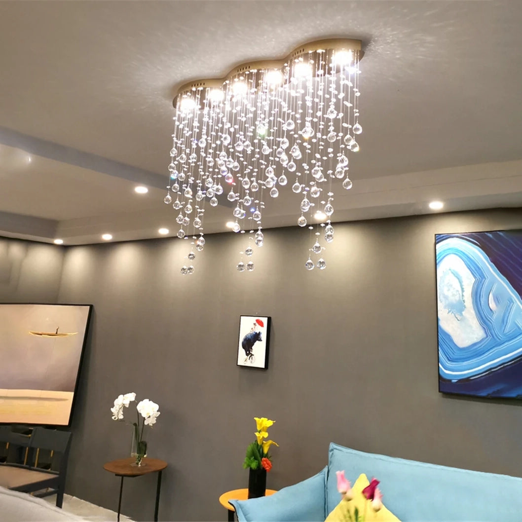 Raindrops Luxury Crystal Chandelier - Homevalley.co.uk