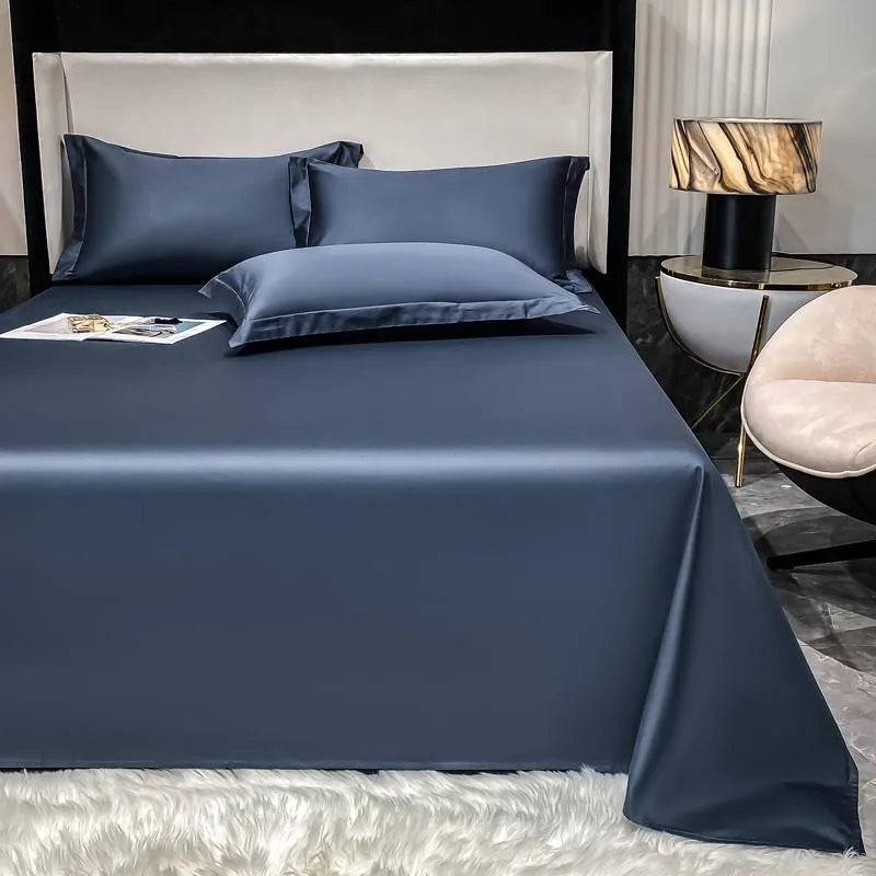 Premium Hotel Quality 1Pc Flat Sheet or pillow cases 1000TC Egyptian Cotton, Luxury Bedding Wrinkle, Stain and Fade Resistant - Homevalley.co.uk