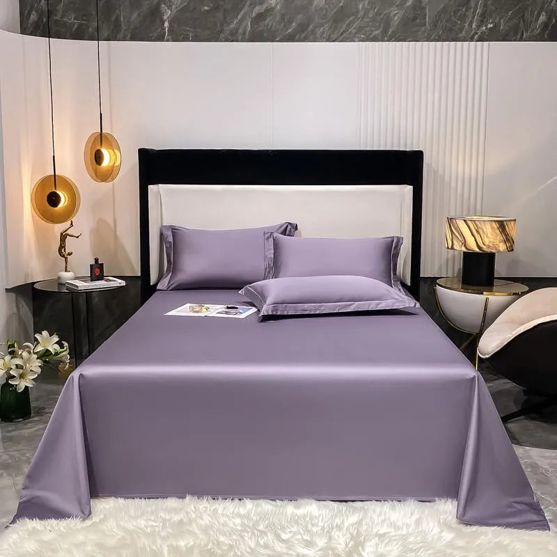 Premium Hotel Quality 1Pc Flat Sheet or pillow cases 1000TC Egyptian Cotton, Luxury Bedding Wrinkle, Stain and Fade Resistant - Homevalley.co.uk