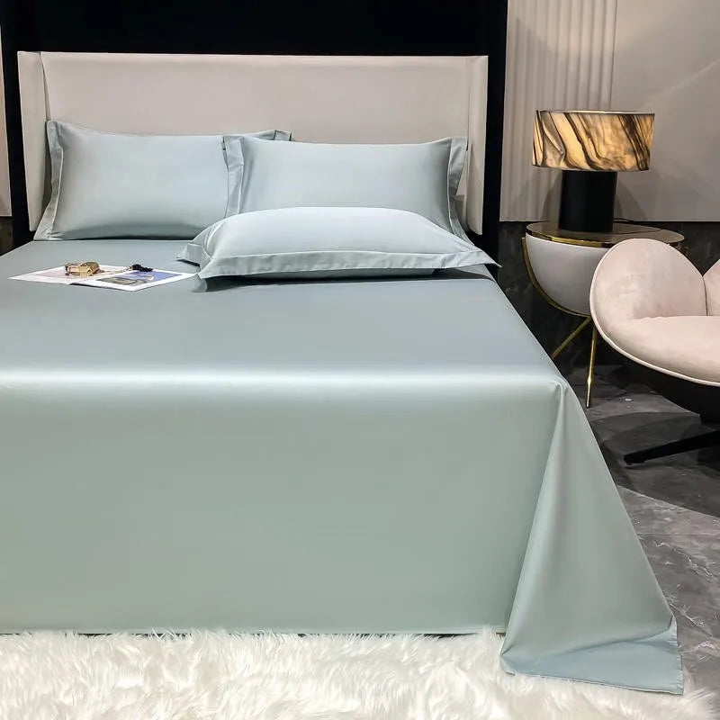Premium Hotel Quality 1Pc Flat Sheet or pillow cases 1000TC Egyptian Cotton, Luxury Bedding Wrinkle, Stain and Fade Resistant - Homevalley.co.uk