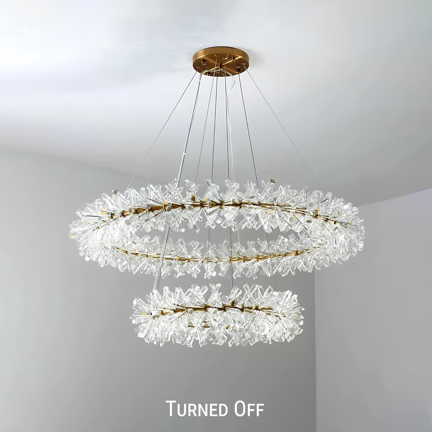 Nordic Round Crystal Chandelier - Homevalley.co.uk