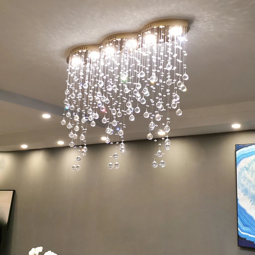 Raindrops Luxury Crystal Chandelier - Homevalley.co.uk