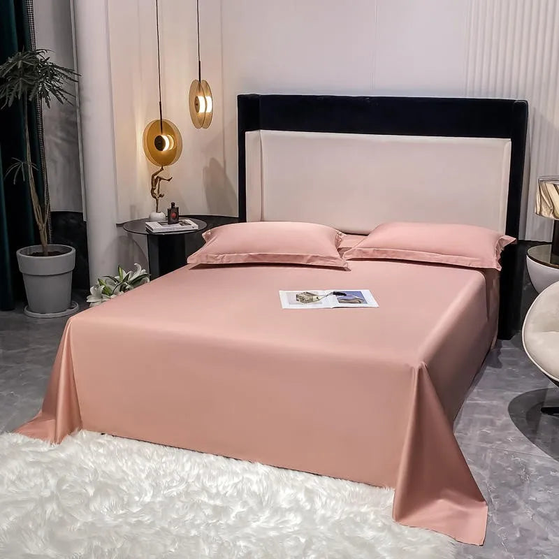 Premium Hotel Quality 1Pc Flat Sheet or pillow cases 1000TC Egyptian Cotton, Luxury Bedding Wrinkle, Stain and Fade Resistant - Homevalley.co.uk