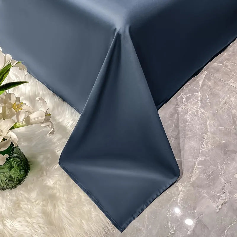 Premium Hotel Quality 1Pc Flat Sheet or pillow cases 1000TC Egyptian Cotton, Luxury Bedding Wrinkle, Stain and Fade Resistant - Homevalley.co.uk