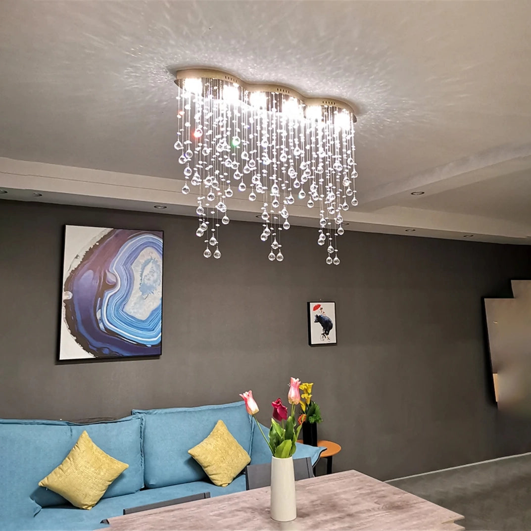 Raindrops Luxury Crystal Chandelier - Homevalley.co.uk