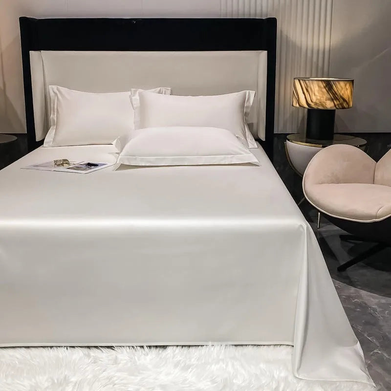 Premium Hotel Quality 1Pc Flat Sheet or pillow cases 1000TC Egyptian Cotton, Luxury Bedding Wrinkle, Stain and Fade Resistant - Homevalley.co.uk