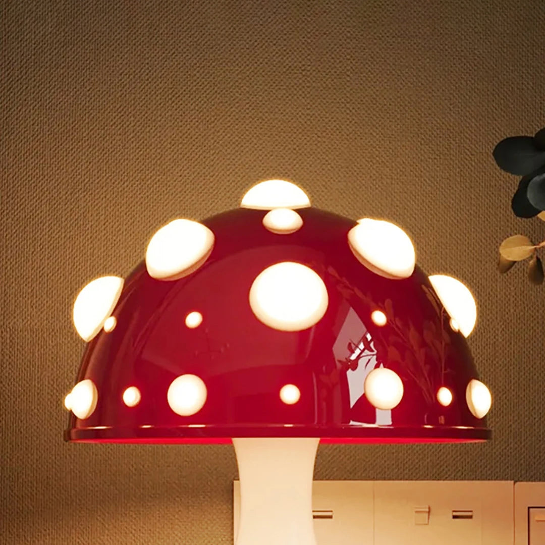 Mushroom Lamp with LED Tricolored Bulb - Homevalley.co.uk