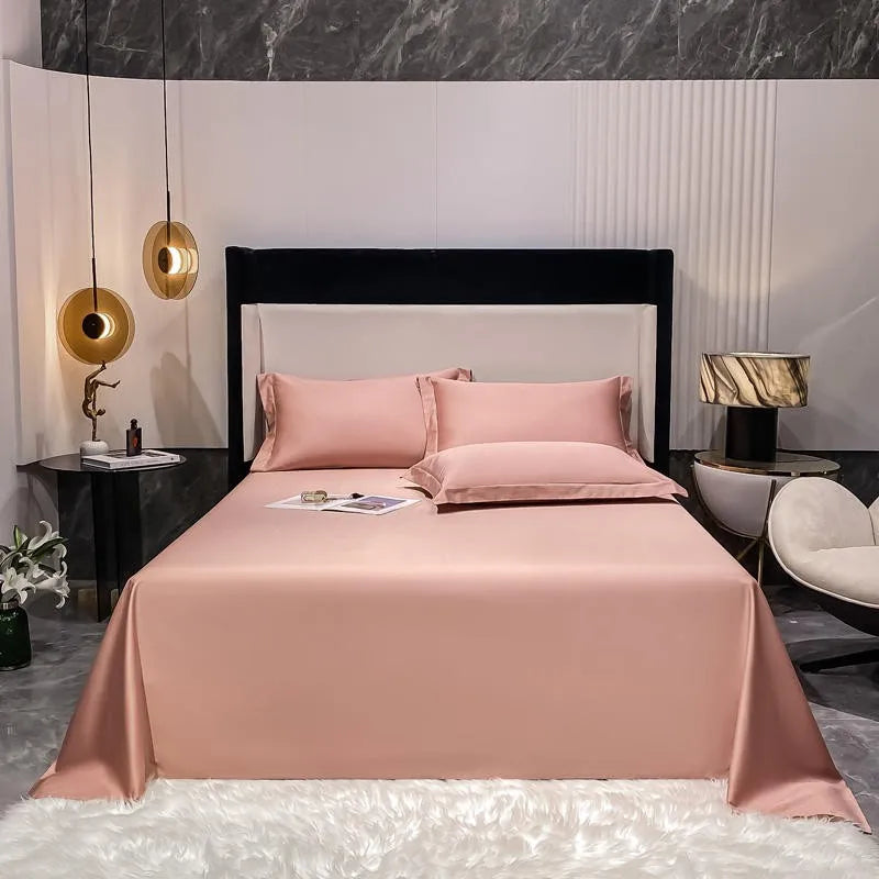 Premium Hotel Quality 1Pc Flat Sheet or pillow cases 1000TC Egyptian Cotton, Luxury Bedding Wrinkle, Stain and Fade Resistant - Homevalley.co.uk