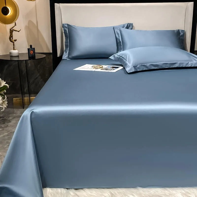 Premium Hotel Quality 1Pc Flat Sheet or pillow cases 1000TC Egyptian Cotton, Luxury Bedding Wrinkle, Stain and Fade Resistant - Homevalley.co.uk