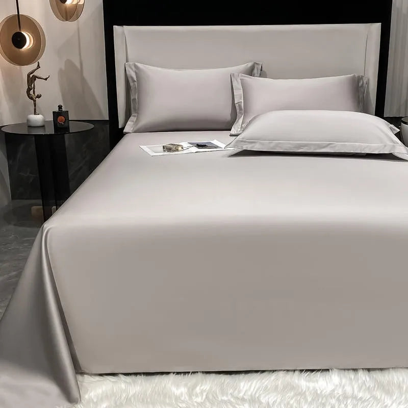 Premium Hotel Quality 1Pc Flat Sheet or pillow cases 1000TC Egyptian Cotton, Luxury Bedding Wrinkle, Stain and Fade Resistant - Homevalley.co.uk