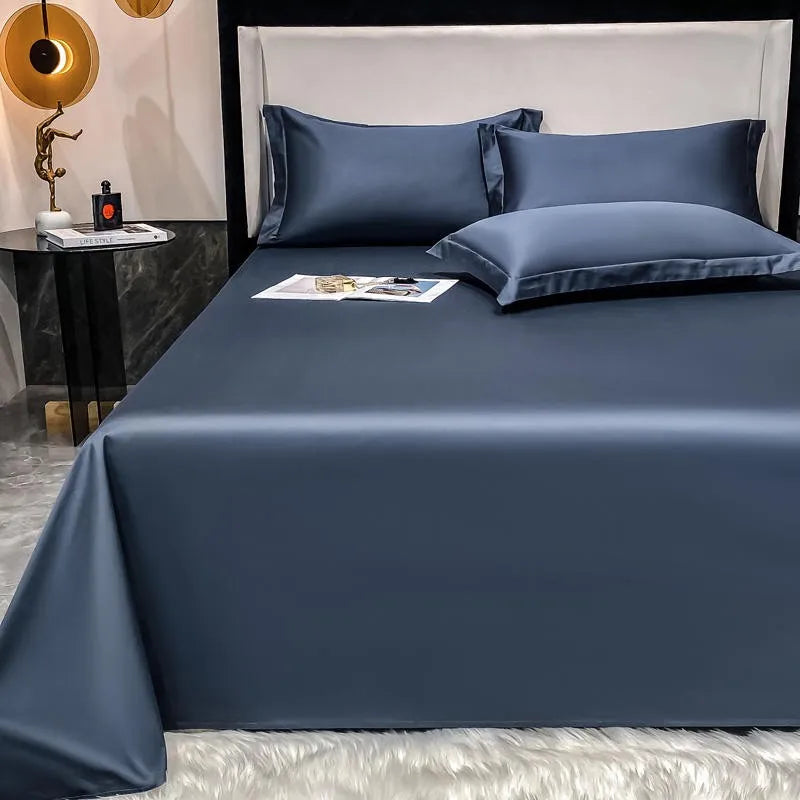 Premium Hotel Quality 1Pc Flat Sheet or pillow cases 1000TC Egyptian Cotton, Luxury Bedding Wrinkle, Stain and Fade Resistant - Homevalley.co.uk