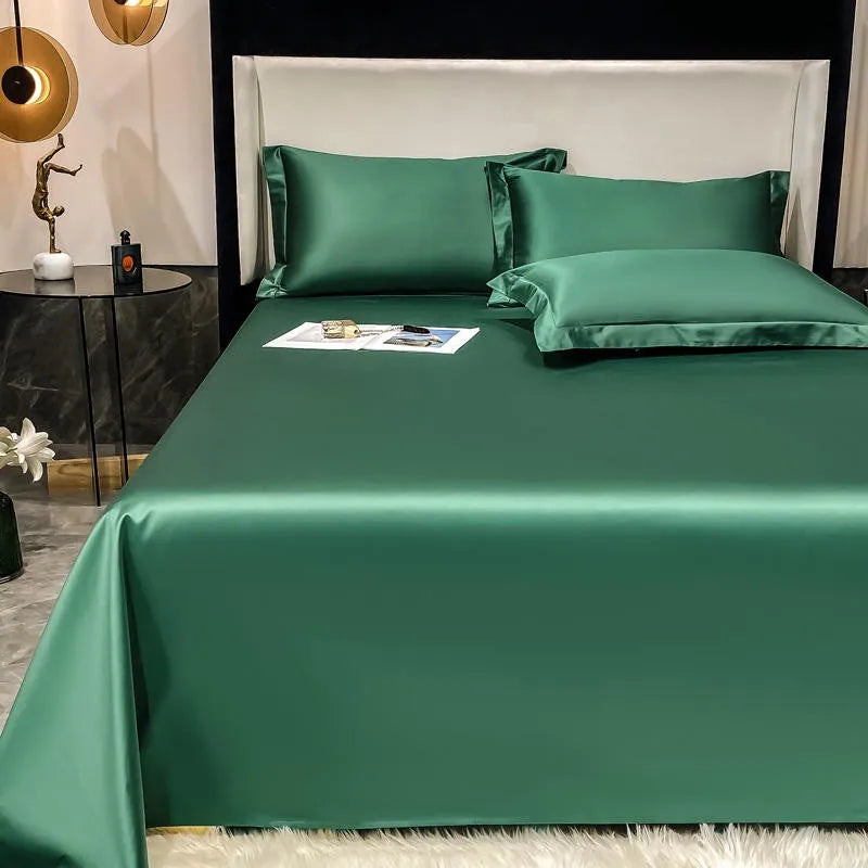 Premium Hotel Quality 1Pc Flat Sheet or pillow cases 1000TC Egyptian Cotton, Luxury Bedding Wrinkle, Stain and Fade Resistant - Homevalley.co.uk
